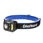 DieHard USB-C Rechargeable 375 Lumen Motion Activated Headlamp